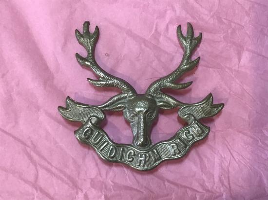 Gradia Militaria - The Seaforth Highlanders cap badge