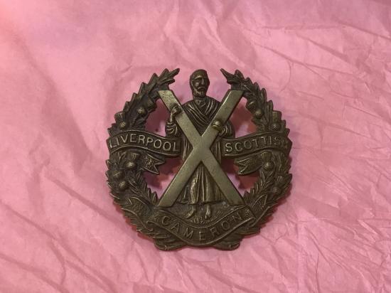 Gradia Militaria - Liverpool Scottish cap badge