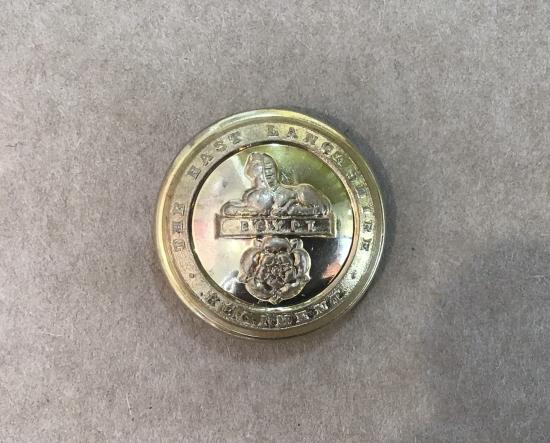 Gradia Militaria - The East Lancaster regiment post 1881 officer button