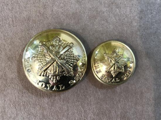Gradia Militaria - The Royal Scots Regiment buttons