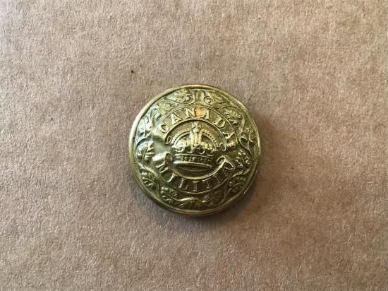 Gradia Militaria - Post 1902 Canada Militia button by Thomas Carlyle