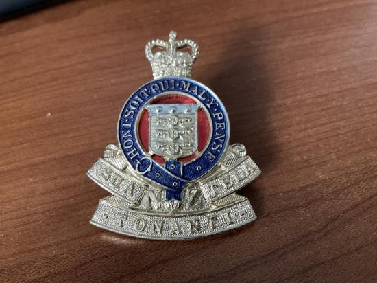 Gradia Militaria - Anodised R.N.Z.A.O.C Cap badge