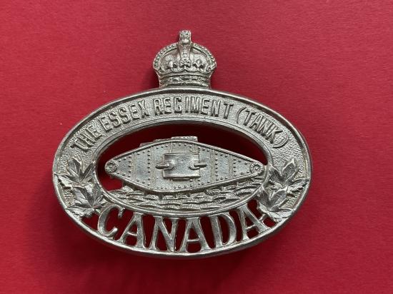 Gradia Militaria - WW2 Canadian, The Essex Regiment (Tank cap badge)