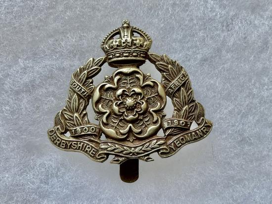 Gradia Militaria - Derbyshire Yeomanry cap badge