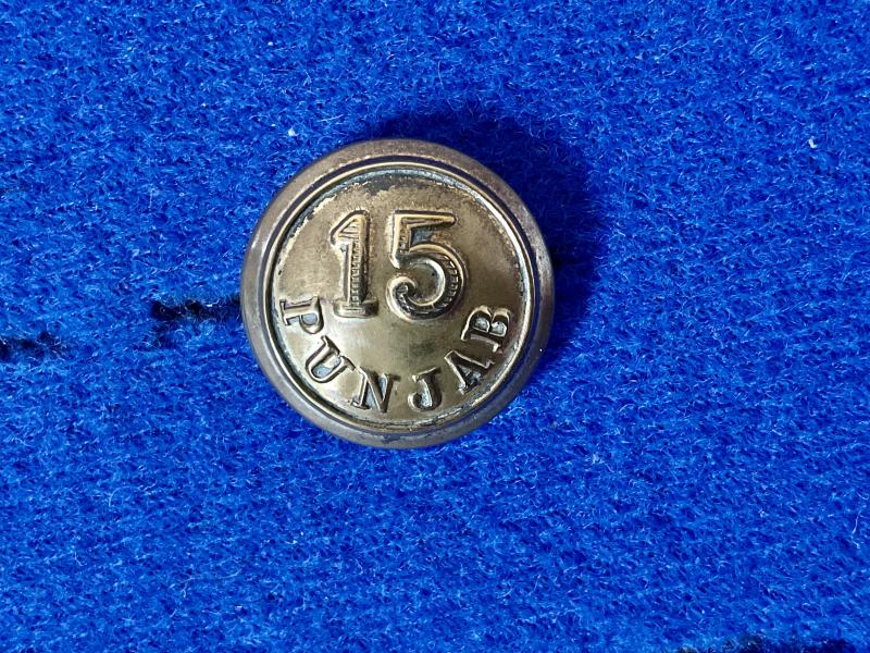 Gradia Militaria - 15th Punjab Regt 19mm button by Gaunt/Jennens