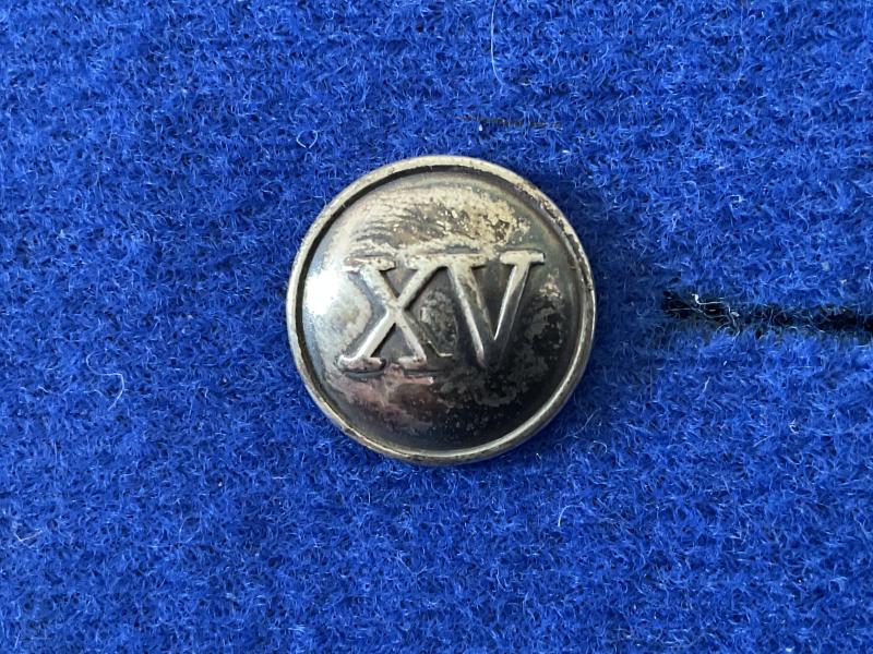 Gradia Militaria - 1935 Hallmarked 3rd Bn, 15th Punjab Regt mess button