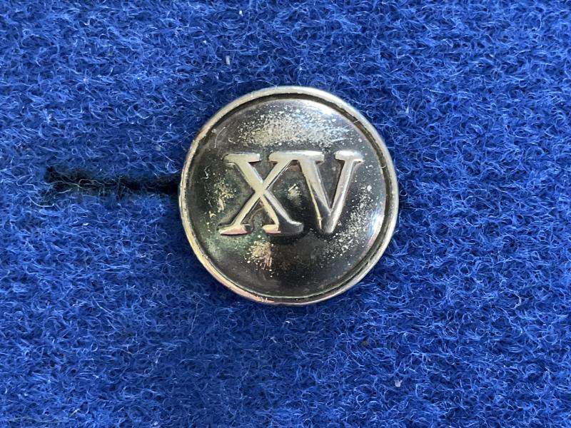 Gradia Militaria - 1930 hallmarked 3rd Batt, 15th Punjab Regt mess dress button