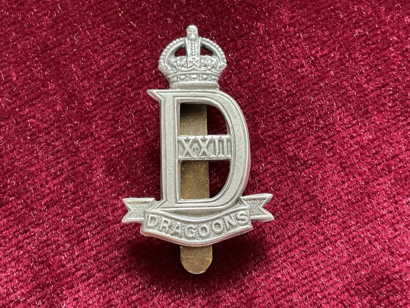 Gradia Militaria - WW2 The 22nd Dragoons cap badge