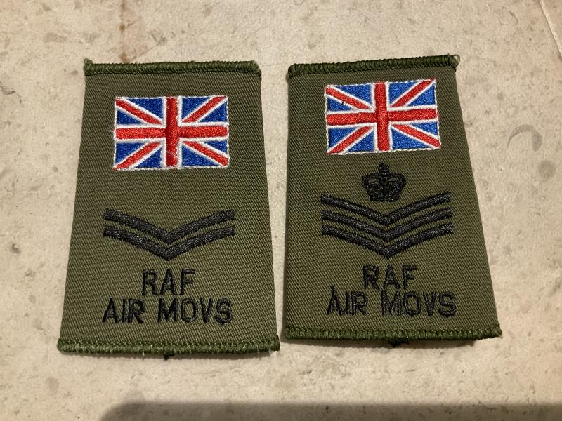 Gradia Militaria - RAF Air Movements shoulder slides