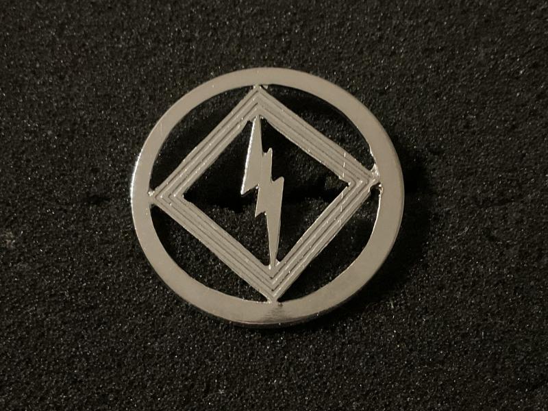 Gradia Militaria - B.S.A.P Radio operators chrome sleeve badge