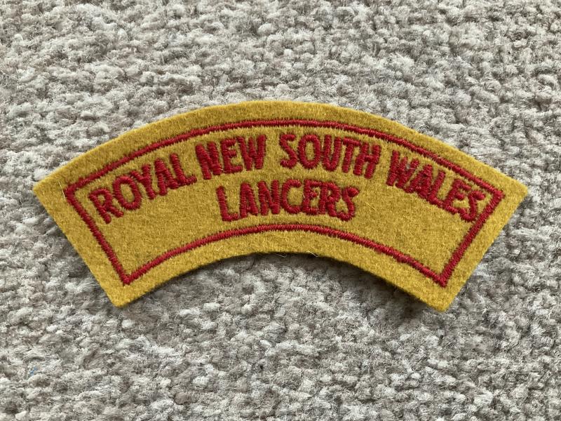 Gradia Militaria - ROYAL NEW SOUTH WALES LANCERS cloth title