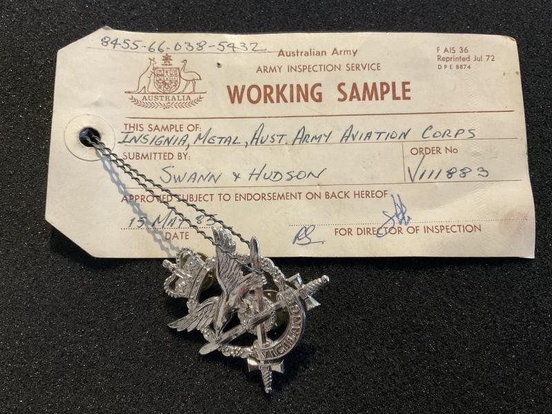 Gradia Militaria - Australian Army Aviation Corps, working sample badge