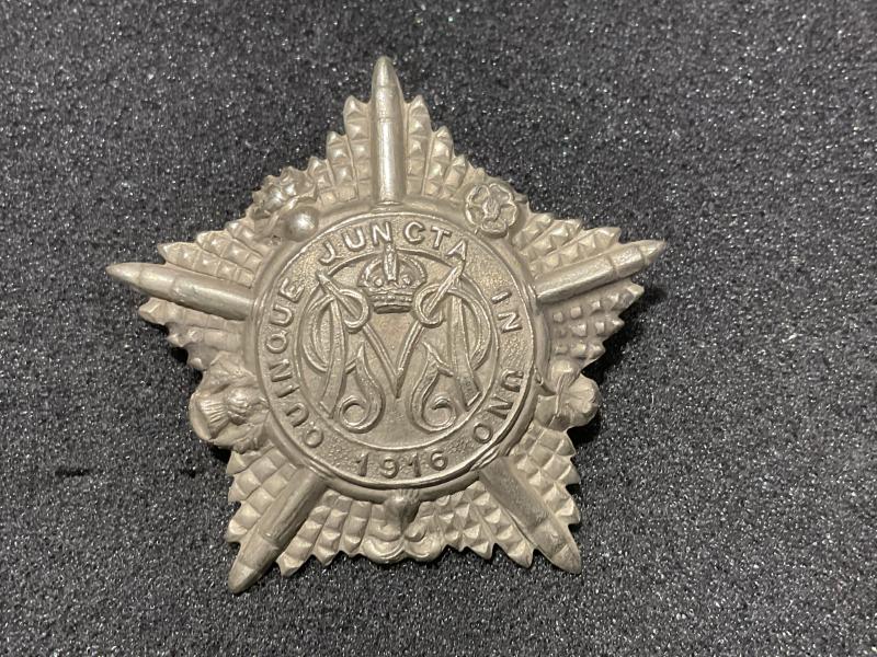 Gradia Militaria - WW1 Guards Machine Gun Corps O.Rs w/m cap badge