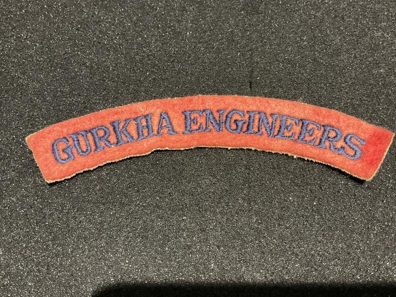 Gradia Militaria - GURKHA ENGINEERS cloth shoulder title
