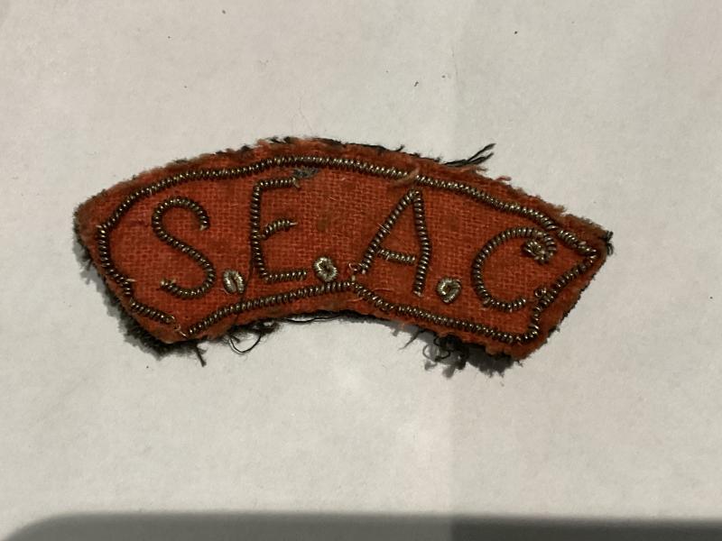 Gradia Militaria - British/Commonwealth S.E.A.C shoulder title