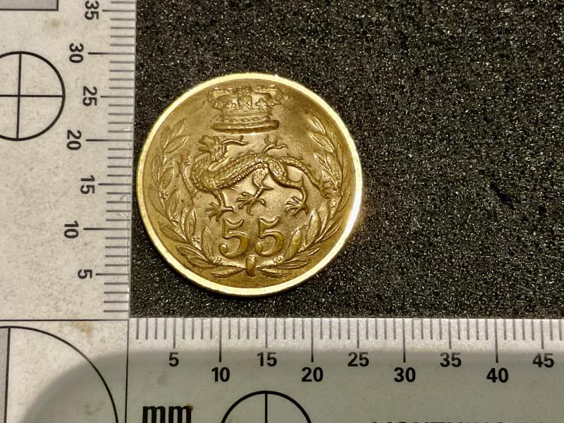 Gradia Militaria - 55th Regiment of Foot (West Moreland) button