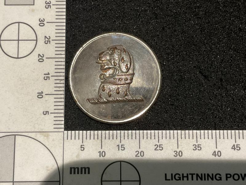 Gradia Militaria - Dogs Head silver plated Hunt/Livery button