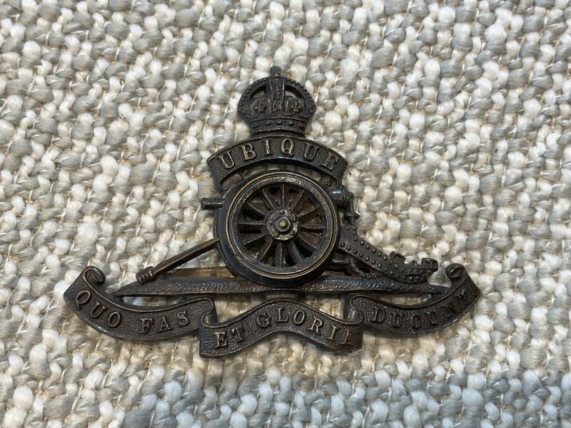 Gradia Militaria - Post 1902 Royal Artillery O.S.D cap badge