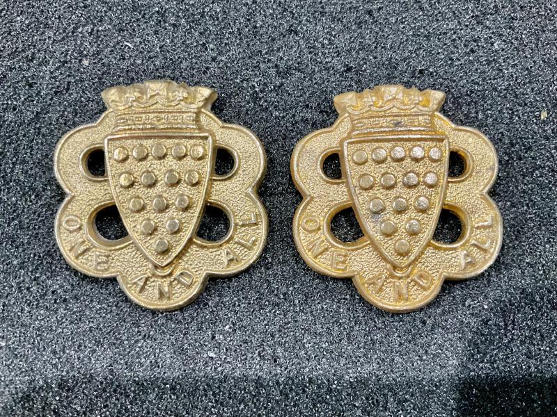 Gradia Militaria - Duke of Cornwalls Light Infantry collar badges