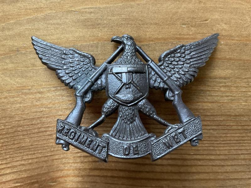 Gradia Militaria - WW2 S.A Regiment De Wet cap badge
