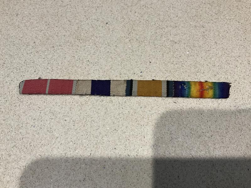 Gradia Militaria - WW1 O.B.E/ M.C & Pair full-size medal bar