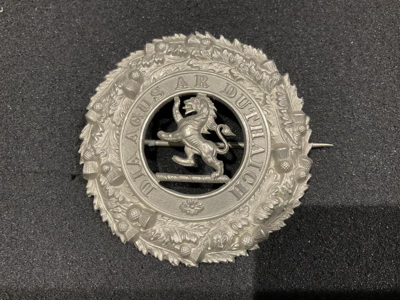 Gradia Militaria - 5th (Perthshire Highland) VB Black Watch post 1887 Plaid brooch