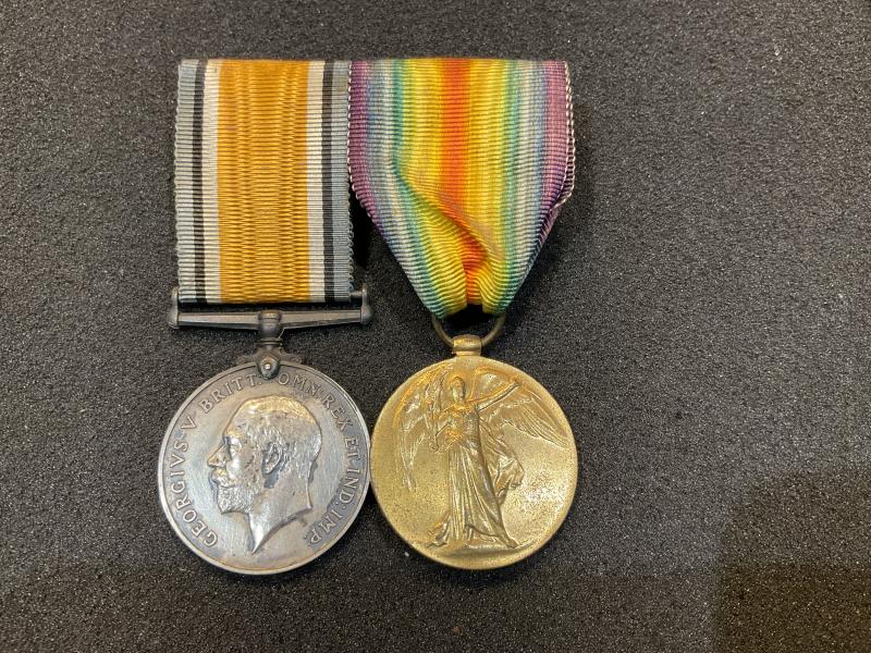 Gradia Militaria - WW1 Pair; T4.219191 pte W.F SHEAN A.S.C