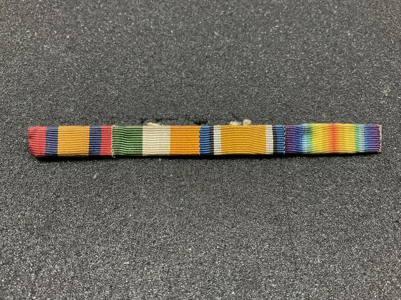 Gradia Militaria - Boer & WW1 full size medal bar, with brooch back fixing