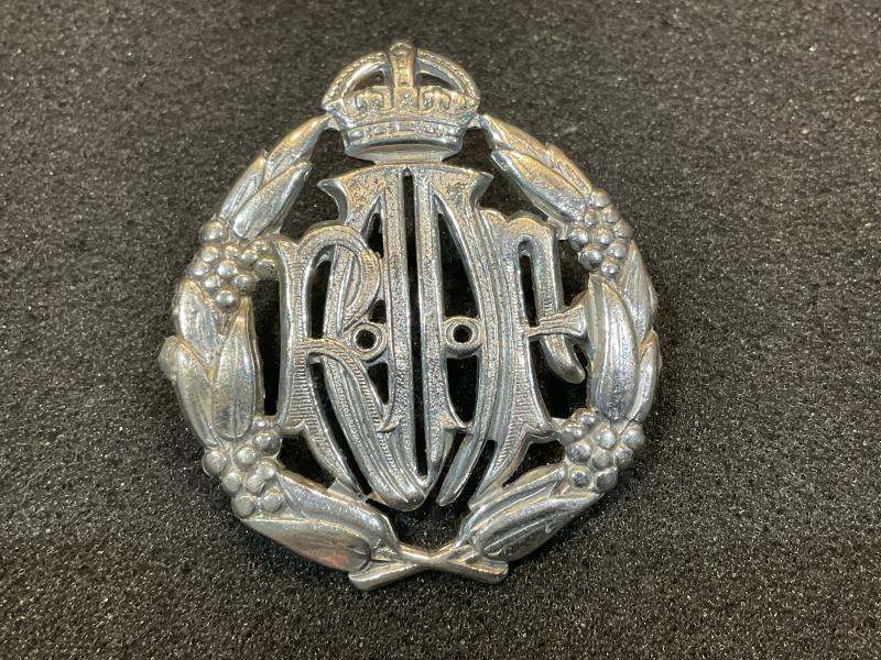 Gradia Militaria - WW2 R.A.A.F chrome plated O.Rs cap badge