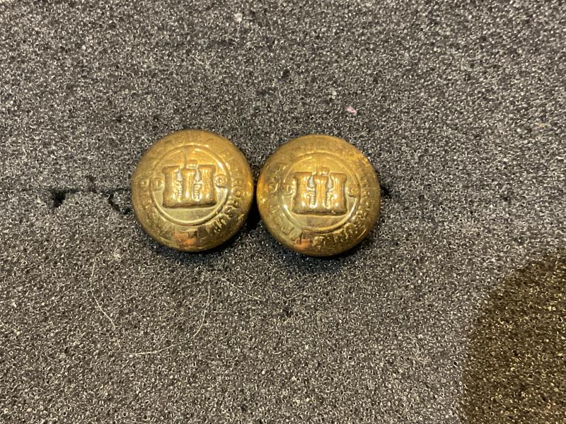 Gradia Militaria - WW1/2 5th Royal Inniskilling Fusiliers hat buttons