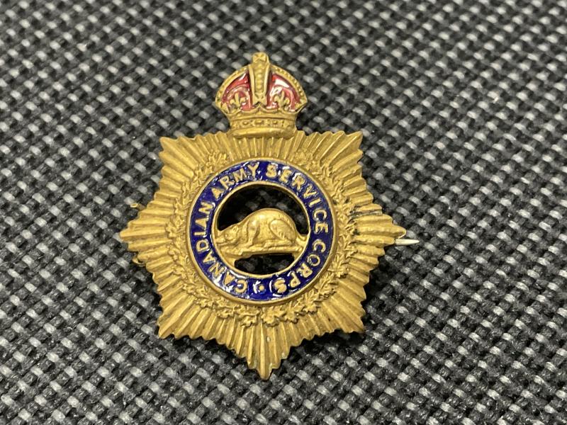 Gradia Militaria - WW1 Canadian Army Service Corps sweetheart