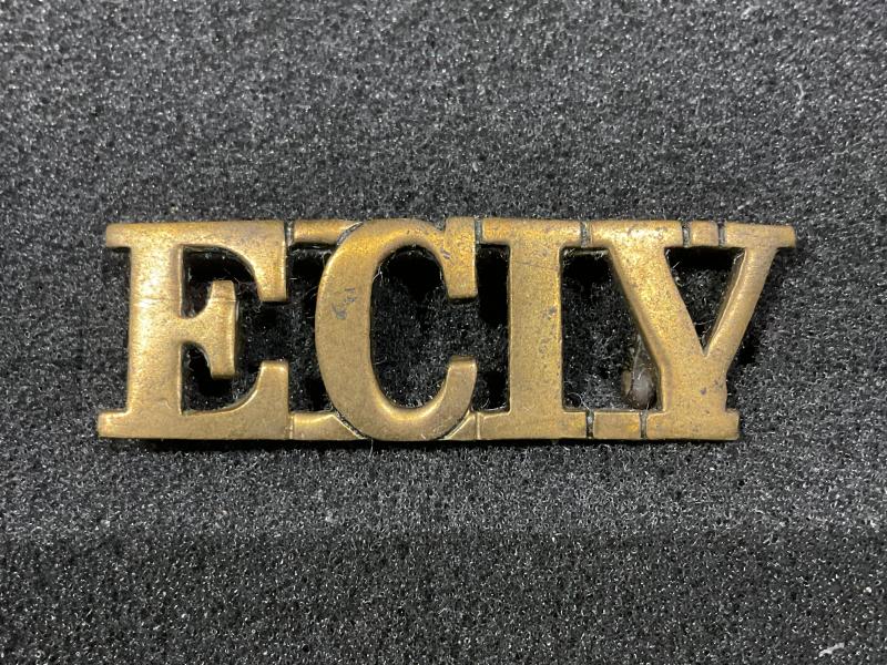 Gradia Militaria - Earl of Chesters Imperial Yeomanry brass title