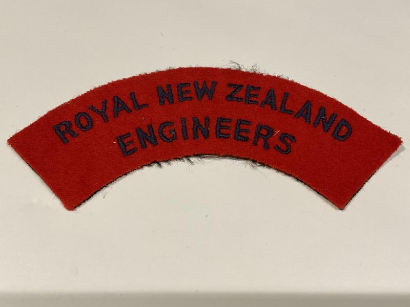 Gradia Militaria - Royal New Zealand Engineers cloth shoulder title