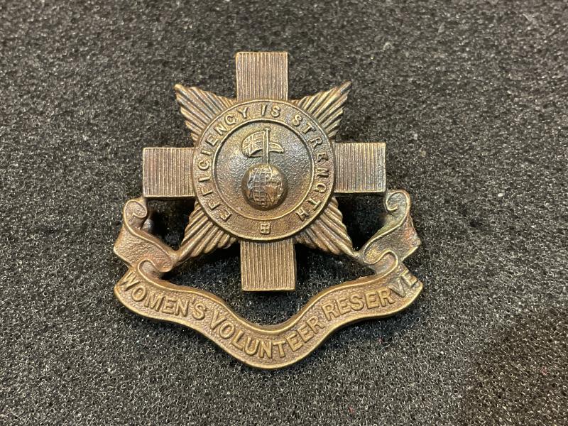 Gradia Militaria - WW1 Womens Volunteer Reserve cap badge by Gaunt