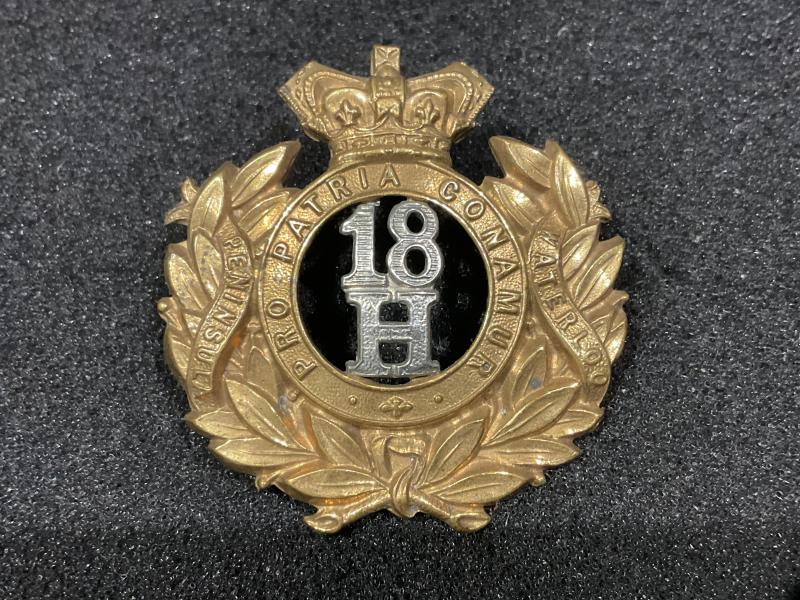 Gradia Militaria - QVC 18th Hussars cap badge
