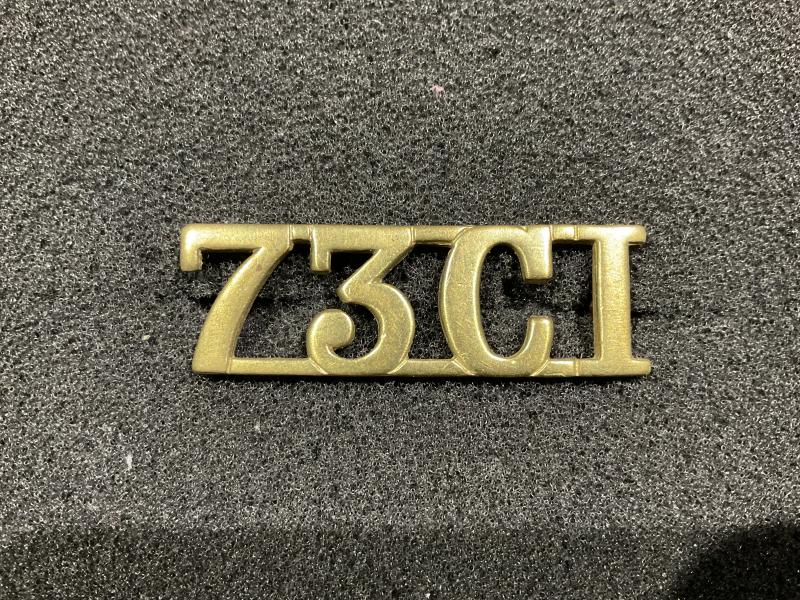 Gradia Militaria - Indian Army 73rd CARNATIC INFANTRY shoulder title