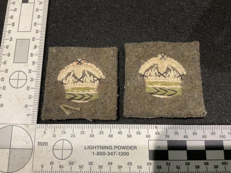 Gradia Militaria - WW2 Indian made majors rank crowns