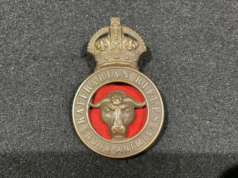 Gradia Militaria - Kaffrarian Rifles headdress badge 1902-14