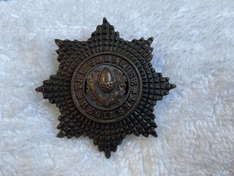 Gradia Militaria - WW2 Cheshire Regiment O.S.D. Cap badge