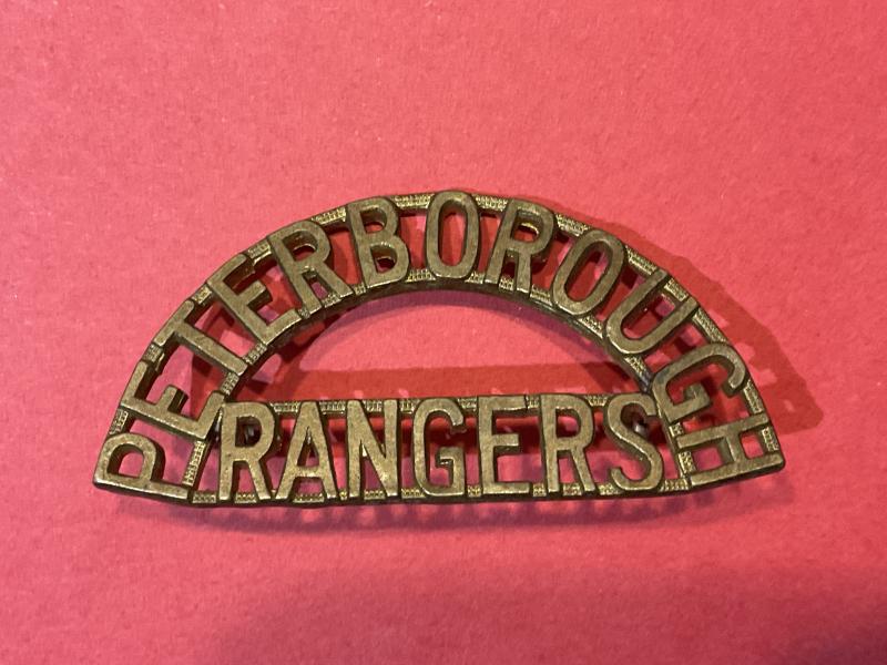 Gradia Militaria - Canadian PETERBOROUGH RANGERS shoulder title