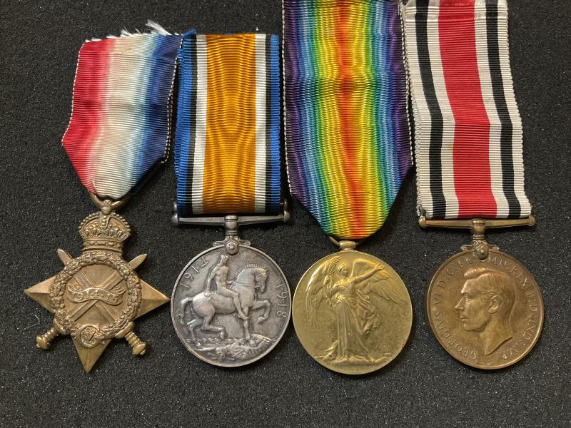 Gradia Militaria - WW1 trio & Specials medal;48751 G.P.GOLLIN R.G.A
