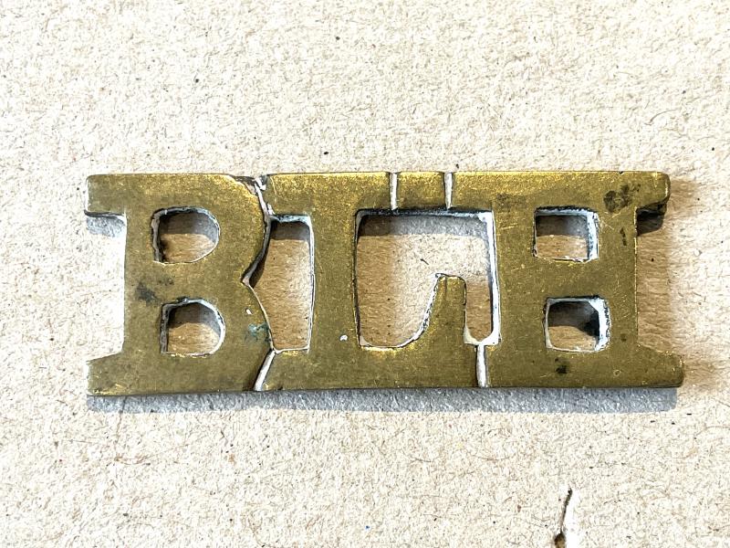 Gradia Militaria - Bihar Light Horse (BLH) 1884-1947 shoulder title