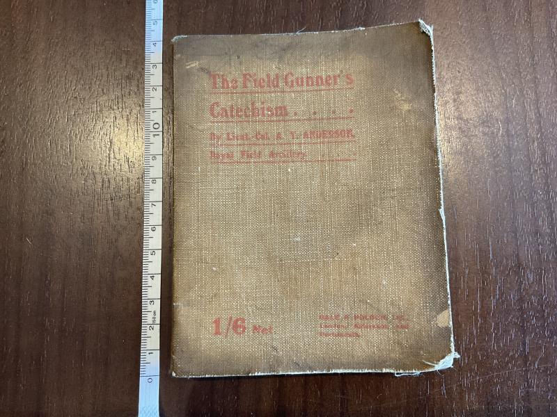 Gradia Militaria - 1916 edition; The Field Gunners Catechism (RFA)
