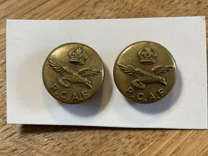 Gradia Militaria - WW2 R.C.A.F Side cap buttons (15mm size)