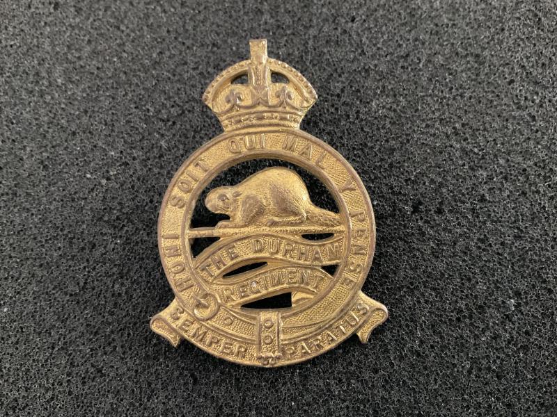 Gradia Militaria - Canadian, The Durham Regiment cap badge