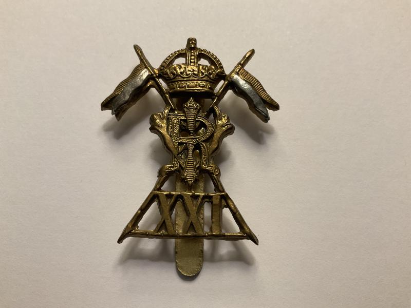 Gradia Militaria - 21st Lancers (Empress of India) cap badge 1901-22
