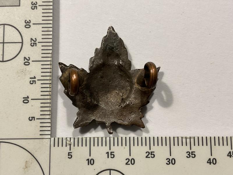 Gradia Militaria - WW1 CEF 36th infantry Battalion collar badge.