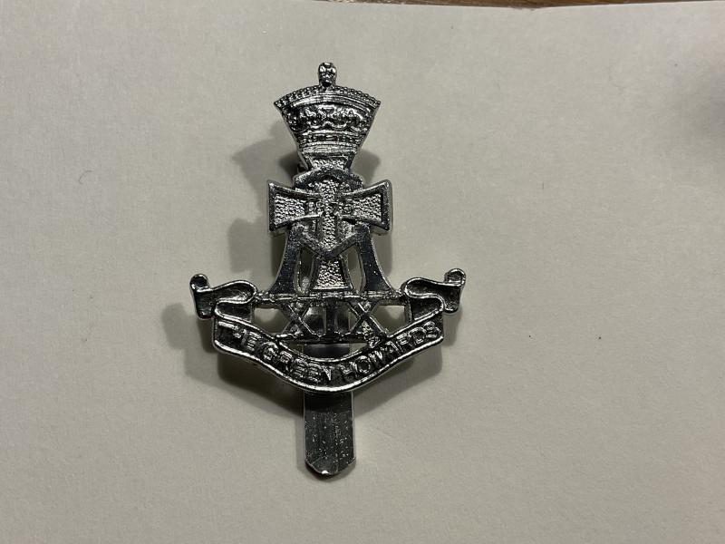 Gradia Militaria - Anodised Green Howards cap badge by Firmin.