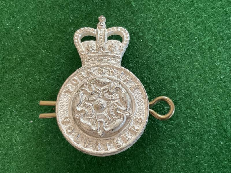 Gradia Militaria - Yorkshire Volunteers 1970-93, officers collar badge.