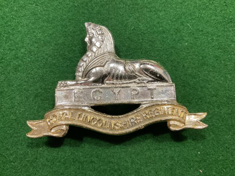 Gradia Militaria - Anodised Royal Lincolnshire Regiment cap badge.